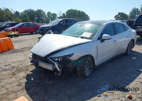 2021 Hyundai Sonata Sel z USA, uszkodzony, nr VIN KMHL14JA2MA148364